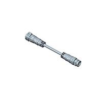 Amphenol LTW AB-BD03HL-BDBL-QE002 Sensor Cables / Actuator Cables X-Lok, Standard Size, Plastic, 5A, 03 pins, Male Connector, Female Contact, Straight-to-Straight, Push Lock, Overmolded Double Ended, Length 2000mm, IP68