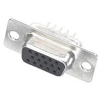 HARTING 09561515500 High Density D-Sub Connectors 15P FEMALE STRT PCB THRU HOLE S4 PLATING