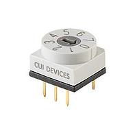 Same Sky (formerly CUI Devices) RDS1-8S-1065-D-67 DIP Switches 8 Position Through Hole 2.54 mm Pitch IP67 Flush Arrow Actuator DIP Switch