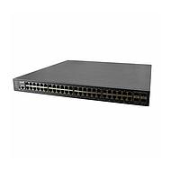 Lantronix SM48TAT4XA-RP-UK Power over Ethernet - PoE 48-port Gigabit PoE+ with (4) 1G/10G SFP+, single AC P/S modular