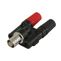 Cal Test Electronics CT2941 RF Adapters - Between Series BNC(f) Adapter 4mm BPost, Black