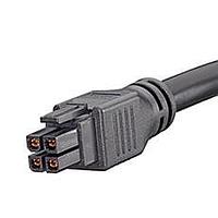 Molex 245136-0420 Discrete Wire MEGAFIT 4CKT CBL AY DR OVERMOLDED 2M BLK