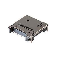 Same Sky (formerly CUI Devices) MSD4-3-A Card Connectors 19 Positions, Push In, Auto Eject Out, SMT, 3.7 mm Height Above Board, 3u"