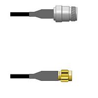 Amphenol Custom Cable Q-1W03D0008009i RF Cable Assemblies N-SJ/SMA-SP RG58 9I