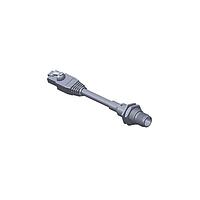 Amphenol LTW MSDS-04PMMJ-SF8A01 Sensor Cables / Actuator Cables M12 Circular Metric Connector, D Code, Metal, 3A, 04 pins, Male Connector, Male Contact, Hexagonal, PG9, Screw Thread, Solder, Receptacle With Cable/Wire, Length 1000mm, IP68 / IP69K