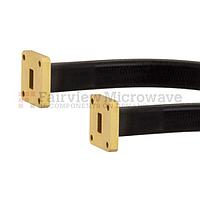Fairview  SMW51SF005-36 WR-51 Seamless Flexible Waveguide in 36 Inch Using Square Cover Flange With a 15 GHz to 22 GHz Frequency Range