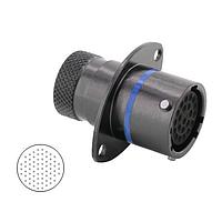 Eaton Souriau-Sunbank 8STA01835SB Connectors Square Flange Receptacle - size 18 - 66 contacts - Female