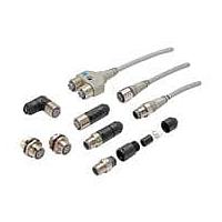 Omron Automation and Safety XS2G-D424 Right Angle M12 PVC 4P L Shape 2M LED