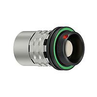 ODU KCCWDM-P02WCE0-0000 Receptacle In-line RECPT w/ screw-lock, Size 00, IP6K8 / IP6K9K, 2 C, D (green) Key