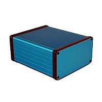 Hammond Manufacturing 1455N1201BU PC Board Metal End Panel/Blue 4.72 x 2.09 x 4.06"