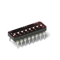 C&K SD02H1SK DIP Switches 2 POS SPST SEALED