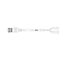 Amphenol SINE Systems P27141-M3 Motion Control Cable NON-FLEX MOTOR PWR H&F 8AWG 3M