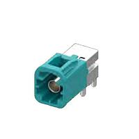 Rosenberger AMS29A-40MZ5-F PCB Connectors Right Angle HFM Single Plug PCB with Housing; Brown