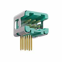 Harwin G125-MH10605L7P Shrouded Male,Horz,3.3mm,6P SMT Hold dwn no lock
