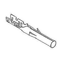 Molex 02-06-1131 (Cut Strip) Contacts CRMP TERM 24-30G FEM Cut Strip of 100