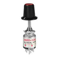 NKK Switches MRX402-CG Rotary Switches 4P W/ 2 POS LARGE KNOB BLU