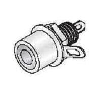 Kobiconn 161-0253-EX Panel Mount Jack PANEL MT WHITE INSU