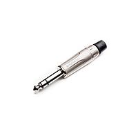Amphenol Audio ACPS-KNBULK Phone Connectors STEREO PHONE PLUG 1/4" STRT, NICKEL