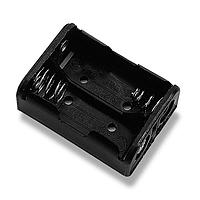 Eagle Plastic Devices 12BH521P-R-GR Battery Clip 2 "N" PC LDS W/RIB