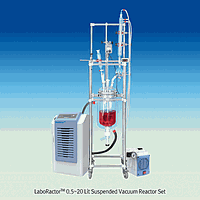 SciLab SL.Rea2491 Reactor Set, 2-wall Glass, 300Ncm, REA-S0.5 0.5/0.1Lit, w/PTFE Lid, 5-necks