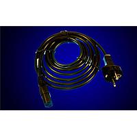Alpha Wire 953 BK078 AC Power Extension Cord 18AWG 3C UNSHLD CORD BLACK