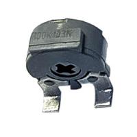 Amphenol Piher PS6MH40-104A3030-PM Carbon SMD Potentiometer 6mm Carbon SMD Potentiometer, Horizontal Adjust, 100K Ohm Resistive Value, 0,1W, Linear Taper, Tolerance 30%, Reel