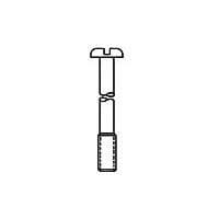 AMP Connectors - TE Connectivity 5229996-3 Screw Pan Head 4-40 PAN HEAD SCREW length .350"
