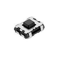 Mitsumi SOF-242HST With Button Tactile Switch+Circle Button, SPST-NO, 0.05A, 12VDC, 1.6N, Boss, 1mm H, R-667074