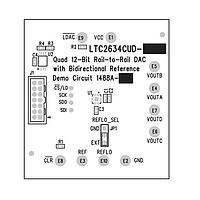 Analog Devices DC1488A-D DAC Quad 12-/10-/8-Bit Rail-to-Rail DACs with 10ppm/ C Reference