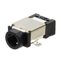 Same Sky (formerly CUI Devices) PJ-038-SMT-TR Jacks 0.65 x 2.6 mm, 1.0 A, Horizontal, Surface Mount (SMT), Shielded, Dc Power Jack Connector