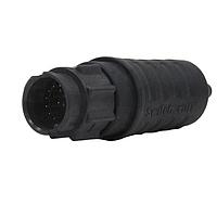 Switchcraft EN3L12M26CLX Standard Circular Connector EN3 Harsh Environment Cable-to-Cable, 12-pin, Male, Crimp, Bulk