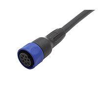 Bulgin PXP4000/015/10S Sensor Cables / Actuator Cables Pre-wired Flex Cable Connector - 15m - 10 Contacts - Socket