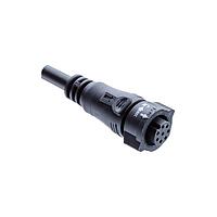 Amphenol LTW DD-18AFFM-QL8D04 Sensor Cables / Actuator Cables X-Lok, Large Size, Plastic, 5A, 18 pins, Female Connector, Female Contact, Straight, Push Lock, Overmolded, Length 4000mm, IP68