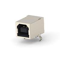 AMP Connectors - TE Connectivity 4-1734376-8 USB Type B Connectors USB conn. B Type PA46 Black reversed