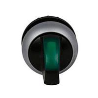 Eaton M22-WRLK-G Knob, Two Position ILL 2-POS MTN SEL SWTCH SIL-BZL GRN