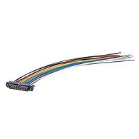 Harwin M80-FC12668FC-0150L Rectangular Cable Assemblies 13+13 Pos. Female DIL 22AWG Cable Assembly, 150mm, single-end, 101Lok