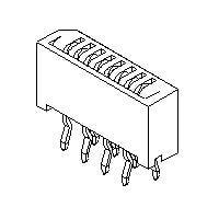 Molex 52806-1910 Board Mount 1.0 FFC Non ZIF DIP F DIP Hsg Assy 19Ckt