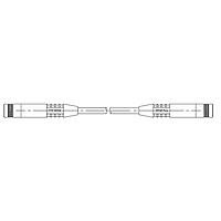 Radiall R285214000 RF Cable Assemblies SUBCLIC FF KX3 50CM 2X114060
