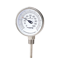 skSATO BM-S-90S Bimetal Thermometers (-30~50°C;200mm)
