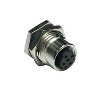 Amphenol LTW M12A-08PFFS-SF8B20 Sensor Cables / Actuator Cables M12 Circular Metric Connector, A Code, Metal, 2A, 08 pins, Female Connector, Female Contact, Hexagonal, Screw Thread, Solder, Receptacle With Cable/Wire, Length 200mm, IP68 / IP69K