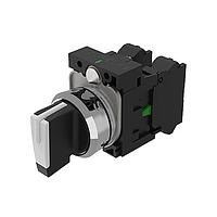 EAO 45-180S.3C90.003.408 Rotary Switches (45-180S.3C90.003.408) SELECTOR SWITCH/ 3POS/ MOM/ W-1NO, 1NO/ WHITE LENS