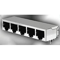 Kycon GSGX-NS-2-88 Ganged 2 PORT R/A 8P8C SHLD PCB MOUNT BLACK