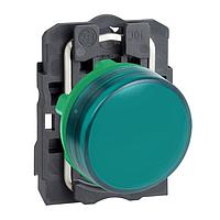 SCHNEIDER XB5AVM3 PILOT LIGHT, LED GREEN 240VAC