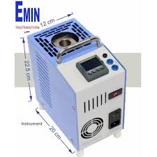 Temperature calibrator inspection support for dry block and bath calibrator equipment