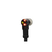Amphenol LTW LM12A-05BFFM-SR8B10 Circular MIL Spec Connector M12 Circular Metric Connector, A Code, Metal, 4A, 05 pins, Female Connector, Female Contact, Right Angle, Screw Thread, Overmolded, Length 10000mm, IP68 / IP69K