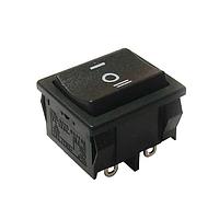 E-Switch RR3112BBLKREDREDEF5 Power Rocker Switch Rocker, SPST, On-Off, Panel Mount, Snap-In, Red, LED, Red