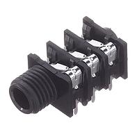 Amphenol Audio ACJS-PHOP Phone Connectors 1/4"Offset HOR CHASIS CONN MNT