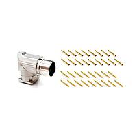 Amphenol SINE Systems MA5RAE1701S-KIT Circular Metric Connectors 17 Pos female skts Standard flange