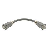 HARTING 33572110010001 System Cable CBL ASY HYB4X2XAWG26 3X2.5(2) OUTDR 1M