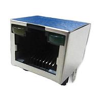 Amphenol Commercial Products RJHSE5F87A1 Modular Connectors / Ethernet Connectors RJ45 RA Shielded W/ LEDs